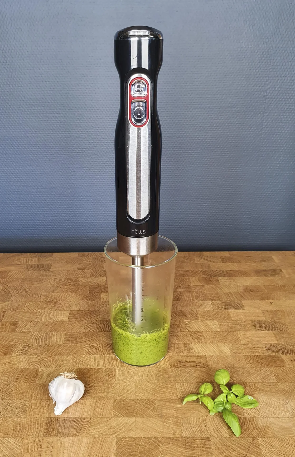 Akku Stabmixer mit Halter, 700 ml Pürierbecher und Halter - 2