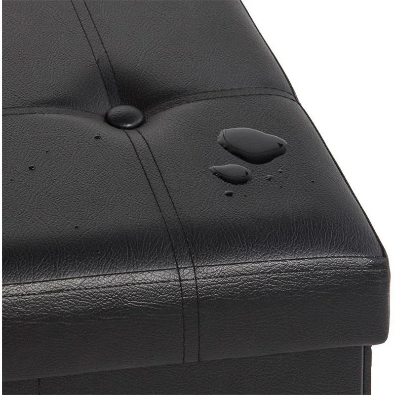 Sitzbank multifunktional schwarz 114 x 40 x 40cm - 3