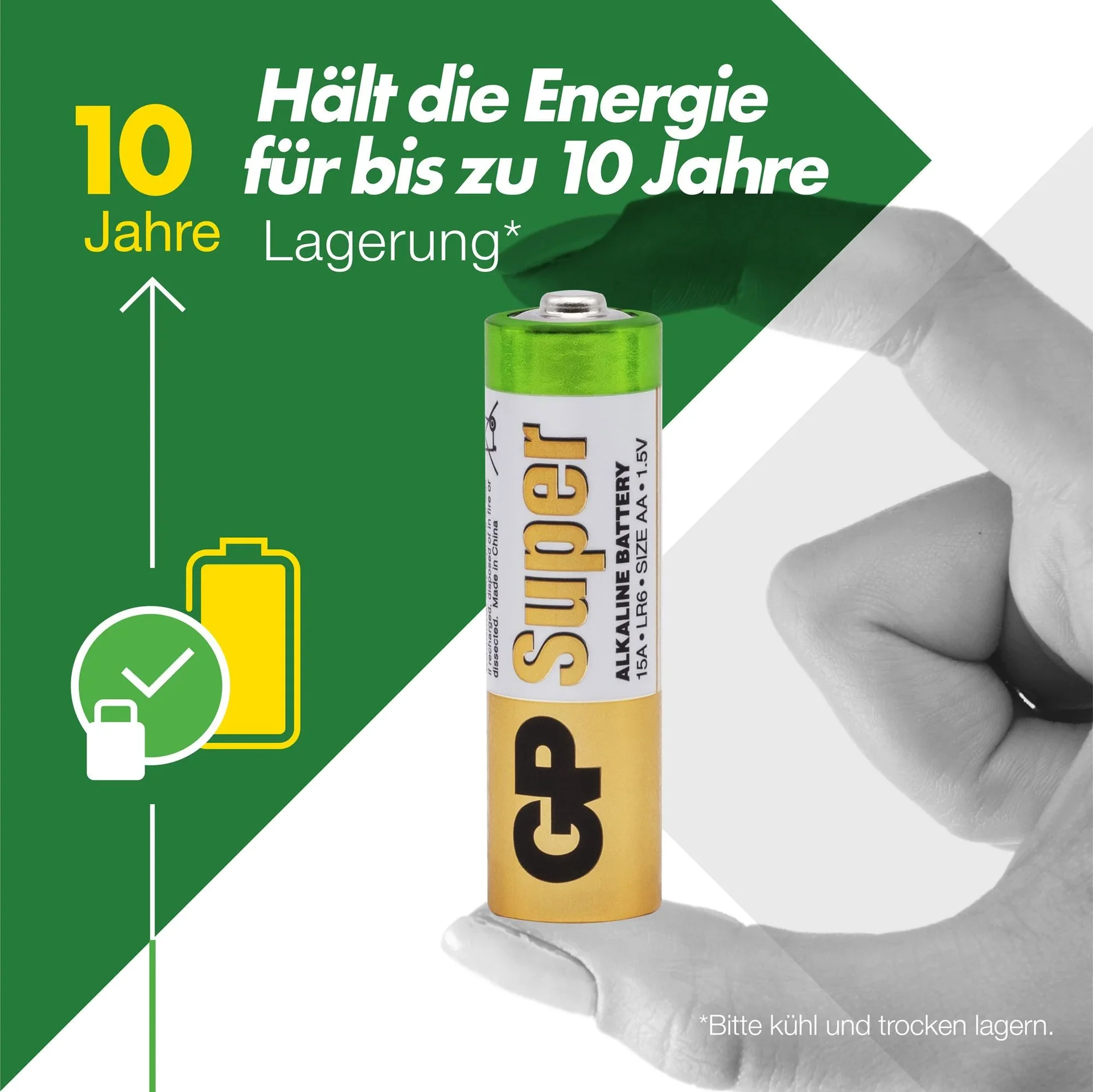 SUPER Alkaline Mix Pack mit 32 x Mignon (AA) und 12 x Micro (AAA) Batterien - 3