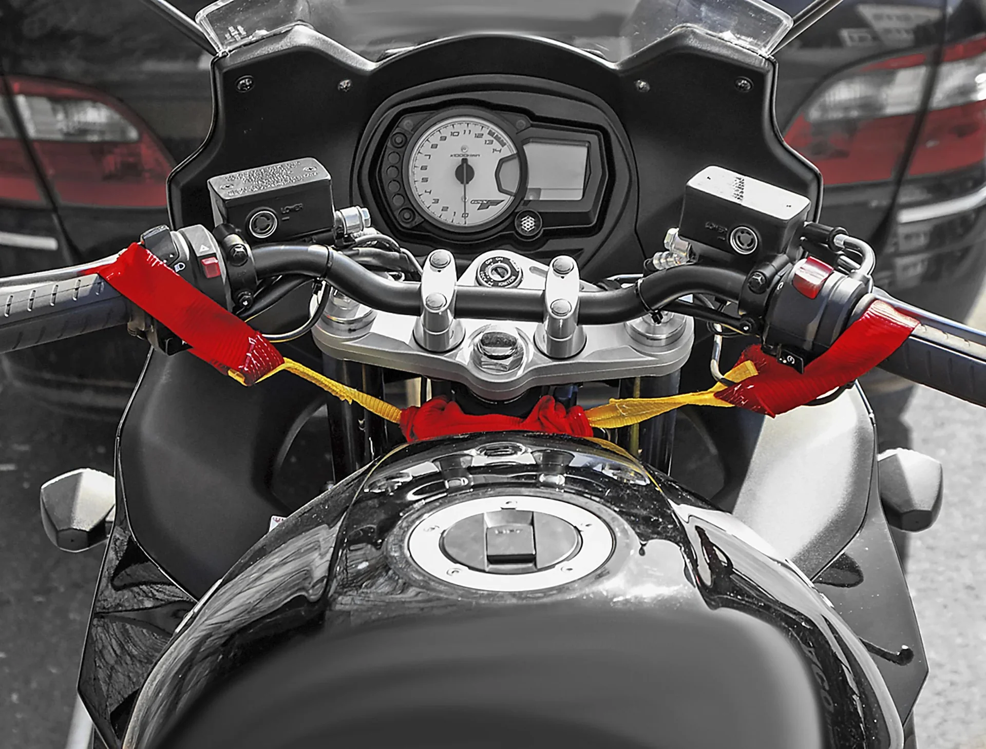 Motorrad Verzurrsystem, 6-teilig - 1