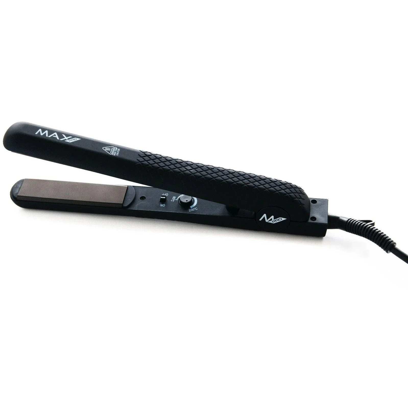 Max Pro Gloss Stylingzange Schwarz inkl. Hitzeschutzmatte & Schutztasche - 4