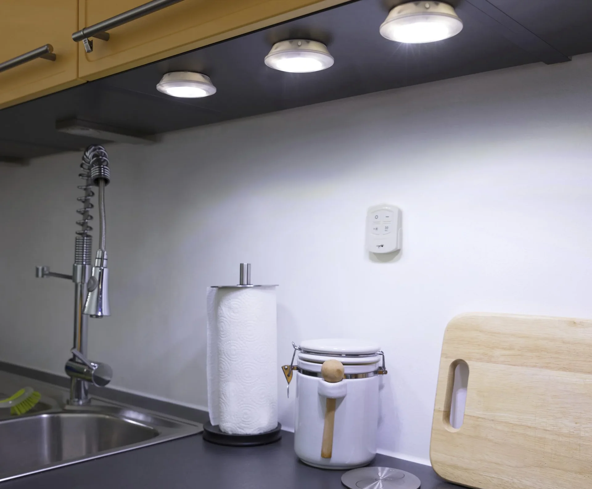 LED-Licht mit Fernbedienung 3er Set - 1