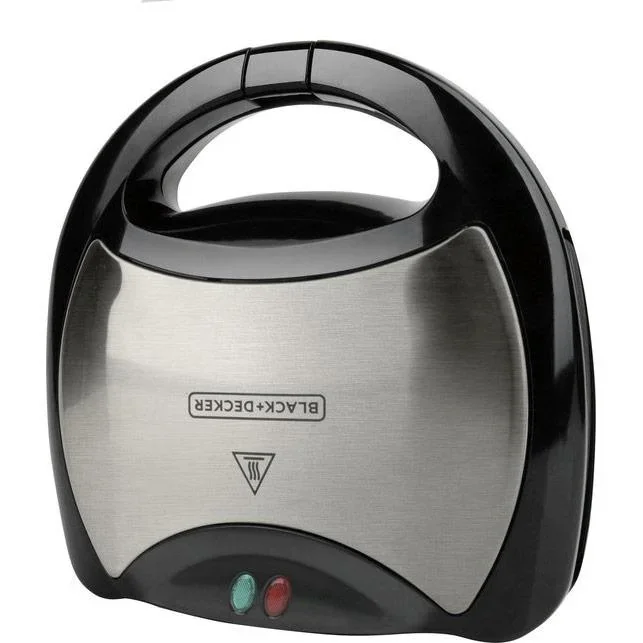 Toasteisen - rostfreier Stahl - antihaftbeschichtet - Kontrollleuchte - 750W - 0