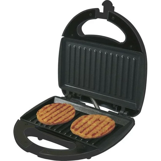 Toasteisen - rostfreier Stahl - antihaftbeschichtet - Kontrollleuchte - 750W - 2