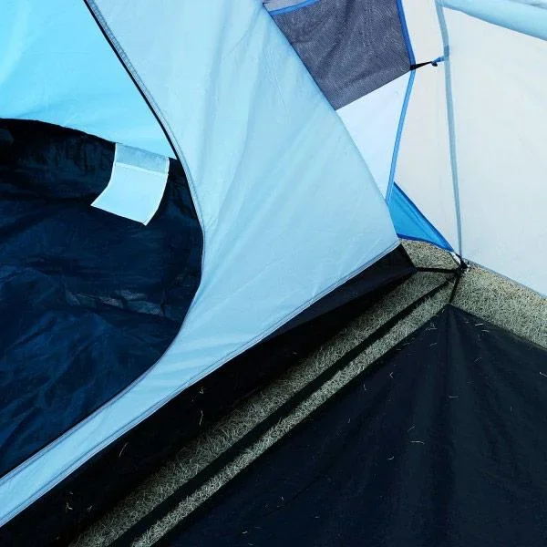 Campingzelt Familienzelt mit 2 Schlafkabinen Blau L460 x B230 x H195cm - 2