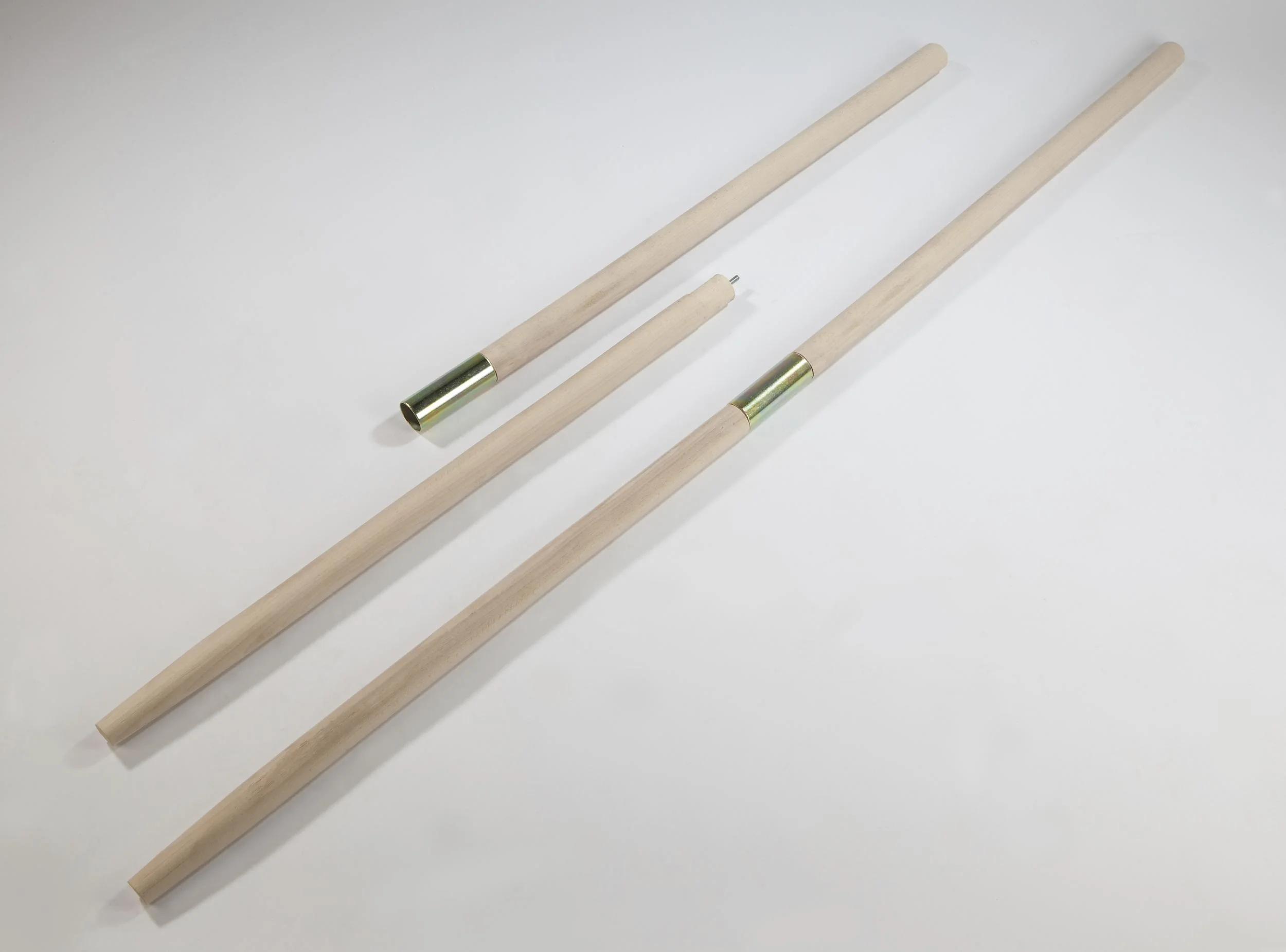 Gerätestiel Buche, 1500 x 35 mm, gerade mit Konus, teilbar - 0