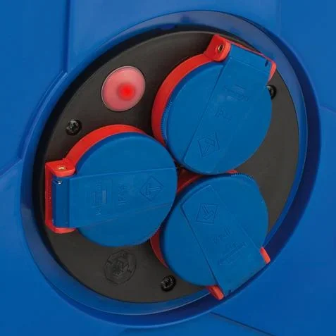 Kabeltrommel Garant IP44, Durchmesser 290mm, Spezialkunststoff,3 x 230V Steckdose, 40m RN Kabel - 4