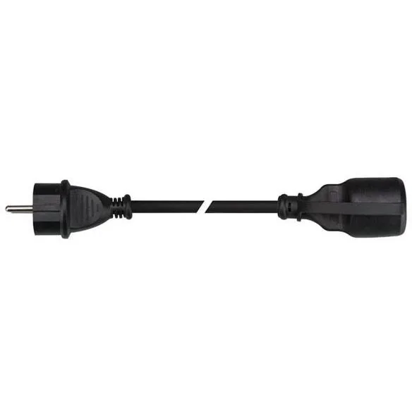 Verlängerungskabel - 10M - Gummi - Stift-Erdung - 3G1.5 - IP44 - 0