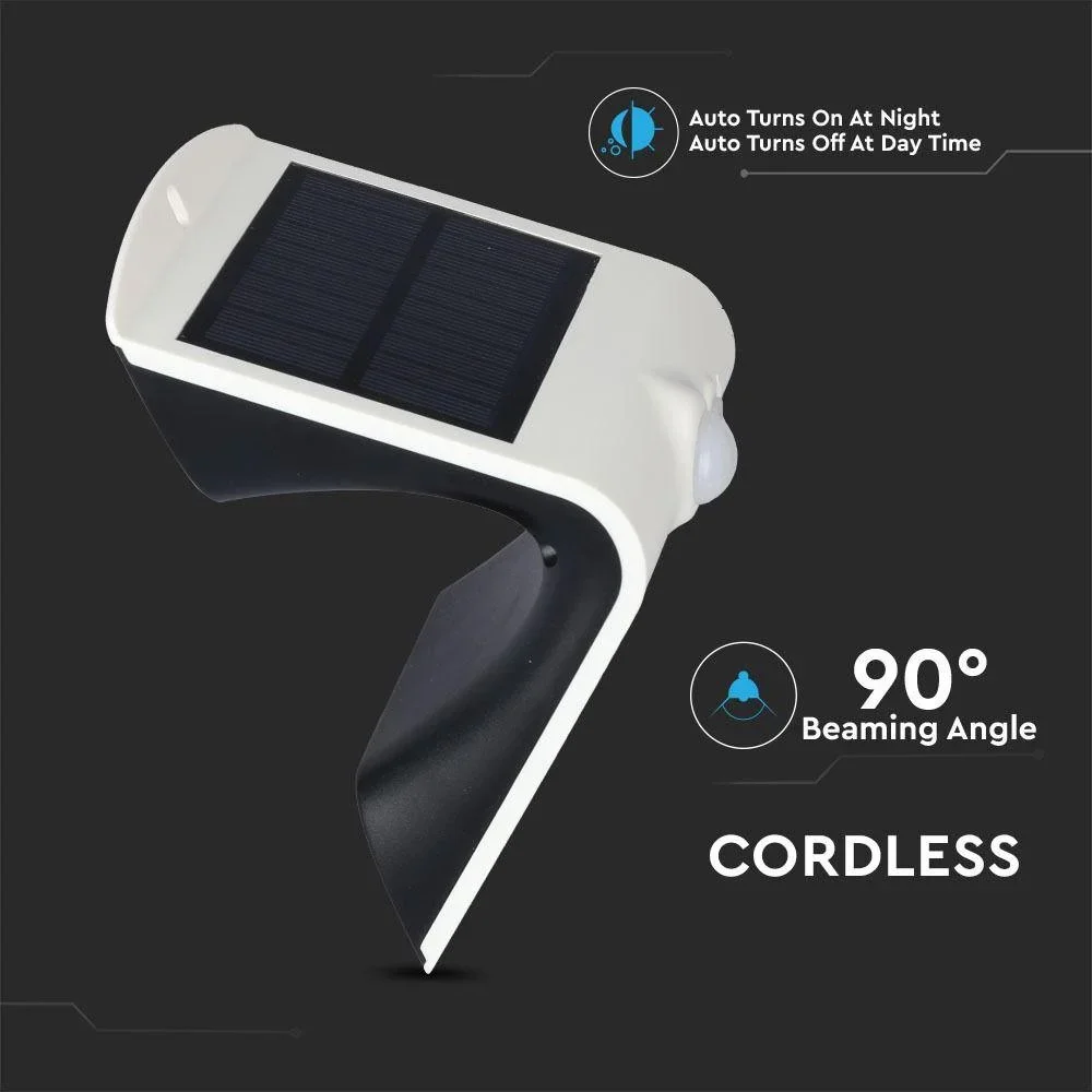 VT-767-2 LED-Solar-Außenbeleuchtung - 1,5W - 220Lm - weiß - 2
