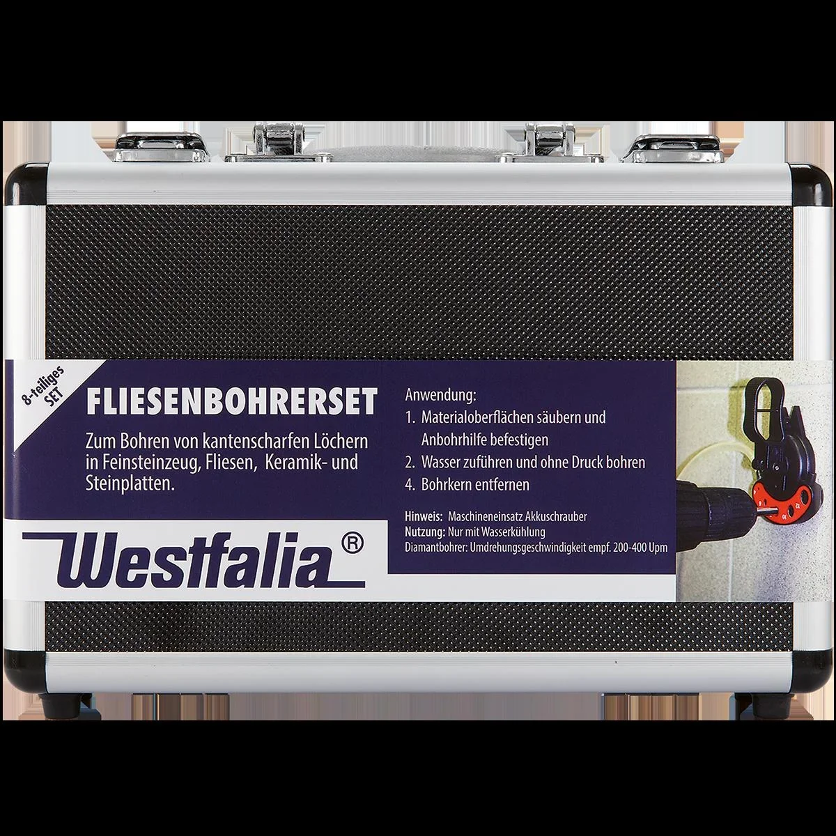 Fliesenbohrer Komplett Set, 8 teilig - 3