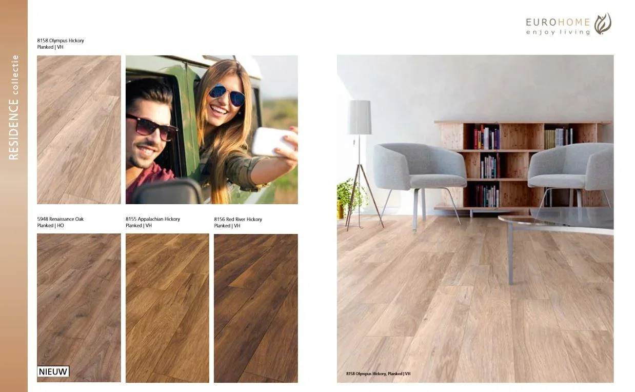 Residence Laminatboden Red River Hickory 10 mm 1,73 m² - 1