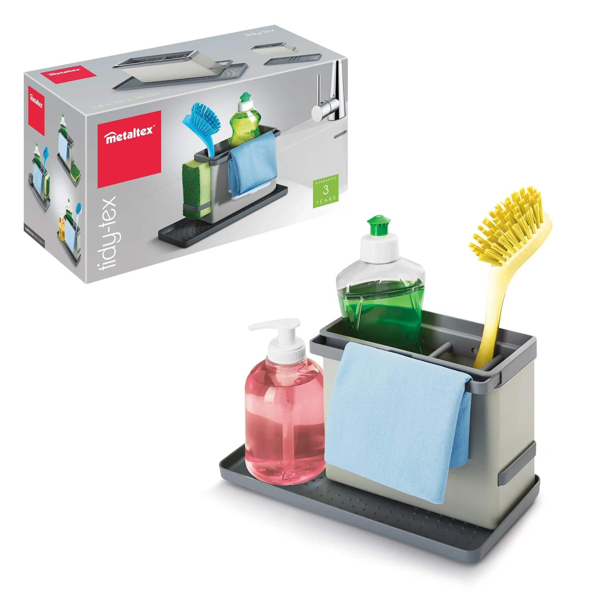 Spülbecken-Organizer für Küchenutensilien, farblich sortiert - 6