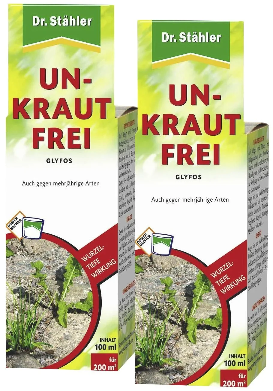 "Unkraut Frei" Glyfos, 2 x 100 ml - 0
