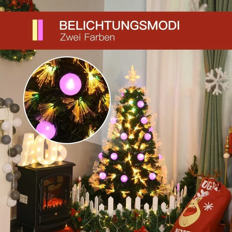Künstlicher Weihnachtsbaum mit LED Beleuchtung grün - 8