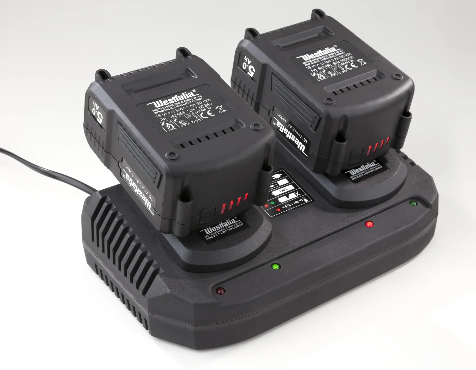 Doppel-Schnellladegerät 3,5 A DASLG 18 V - 1