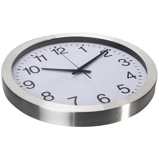 Wanduhr aus Aluminium - Ø 40 cm - 0