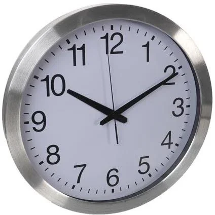 Wanduhr aus Aluminium - Ø 40 cm - 2