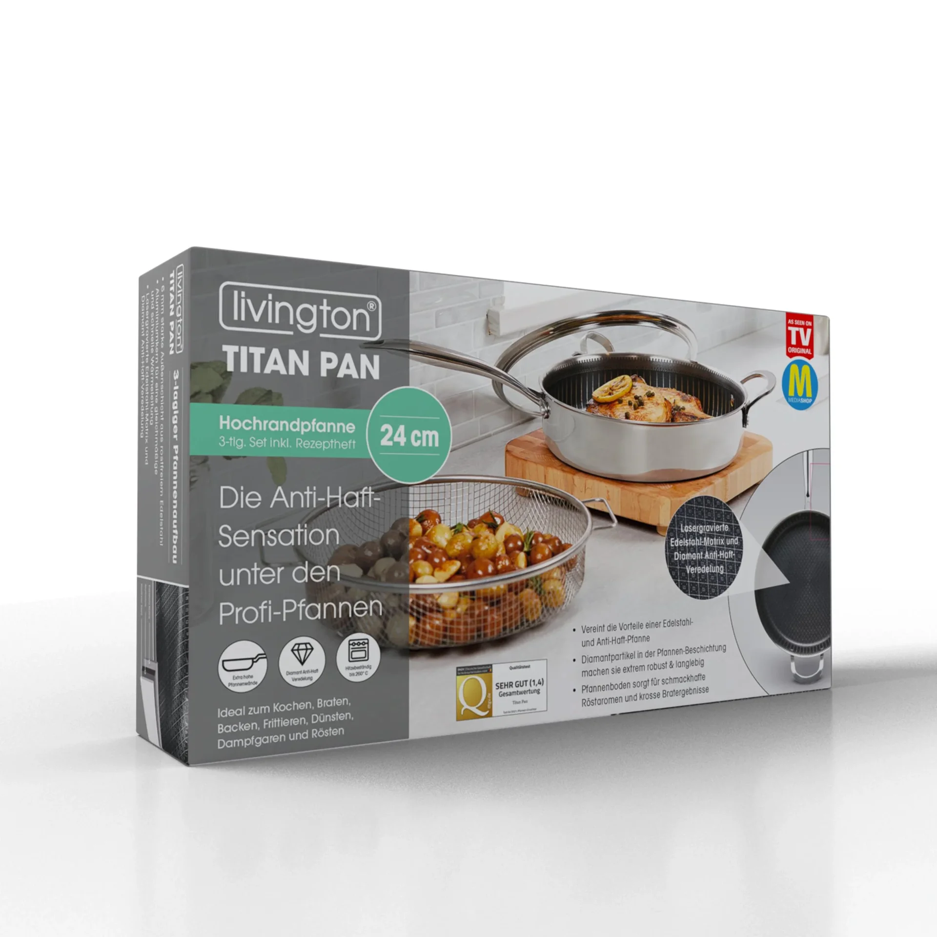 Titan Pan Multipfanne, Ø 24 cm inklusive Rezeptheft - 6