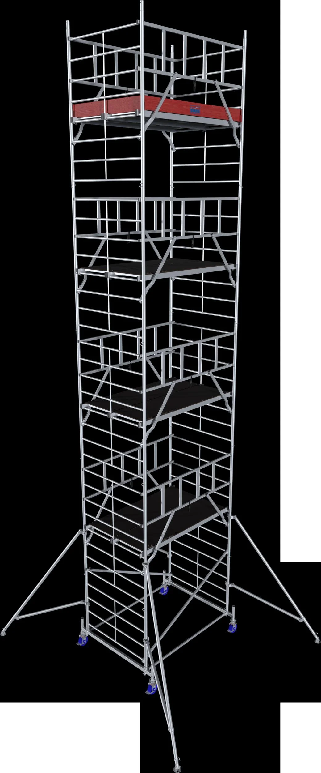 MONTO ProTec XXL Alu-Fahrgerüst Breitaufbau, Arbeitshöhe ca. 10,30 m - 0