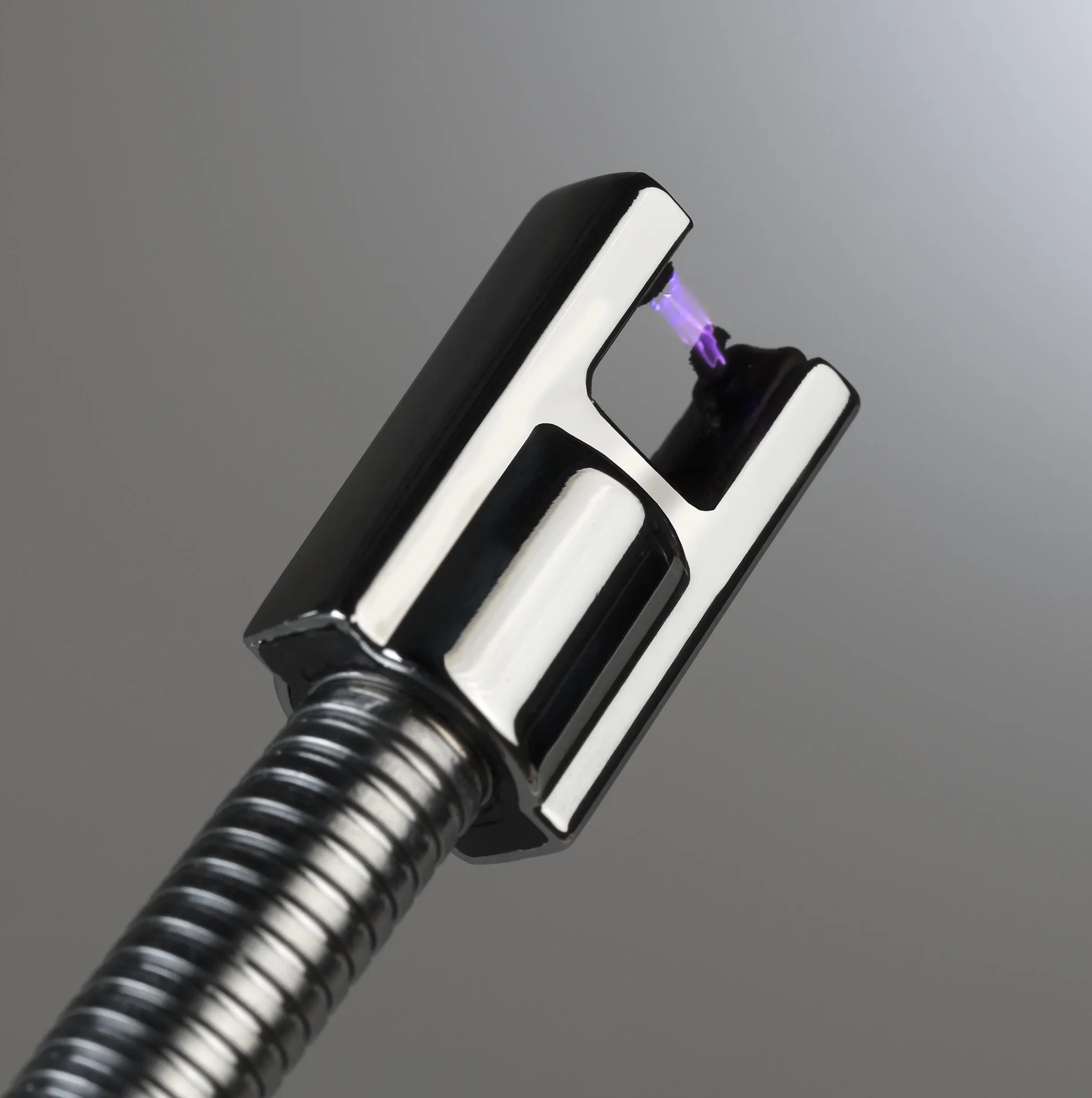 Lichtbogenfeuerzeug „Future Tech“, Stabfeuerzeug, Silberfarben - 1