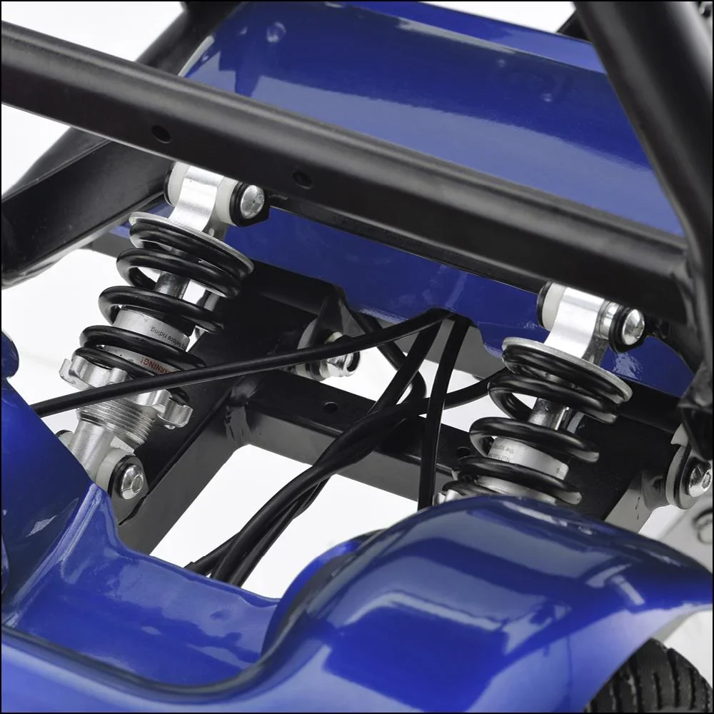 4-Rad E-Mobil Assisi 2.0 6 km/h Basic: 36V/10Ah Li-Ionen, faltbar, blau - 0