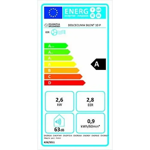 Olimpia splendid Dolceclima Silent 10P - Mobile Klimaanlage 10.000BTU/h - 0