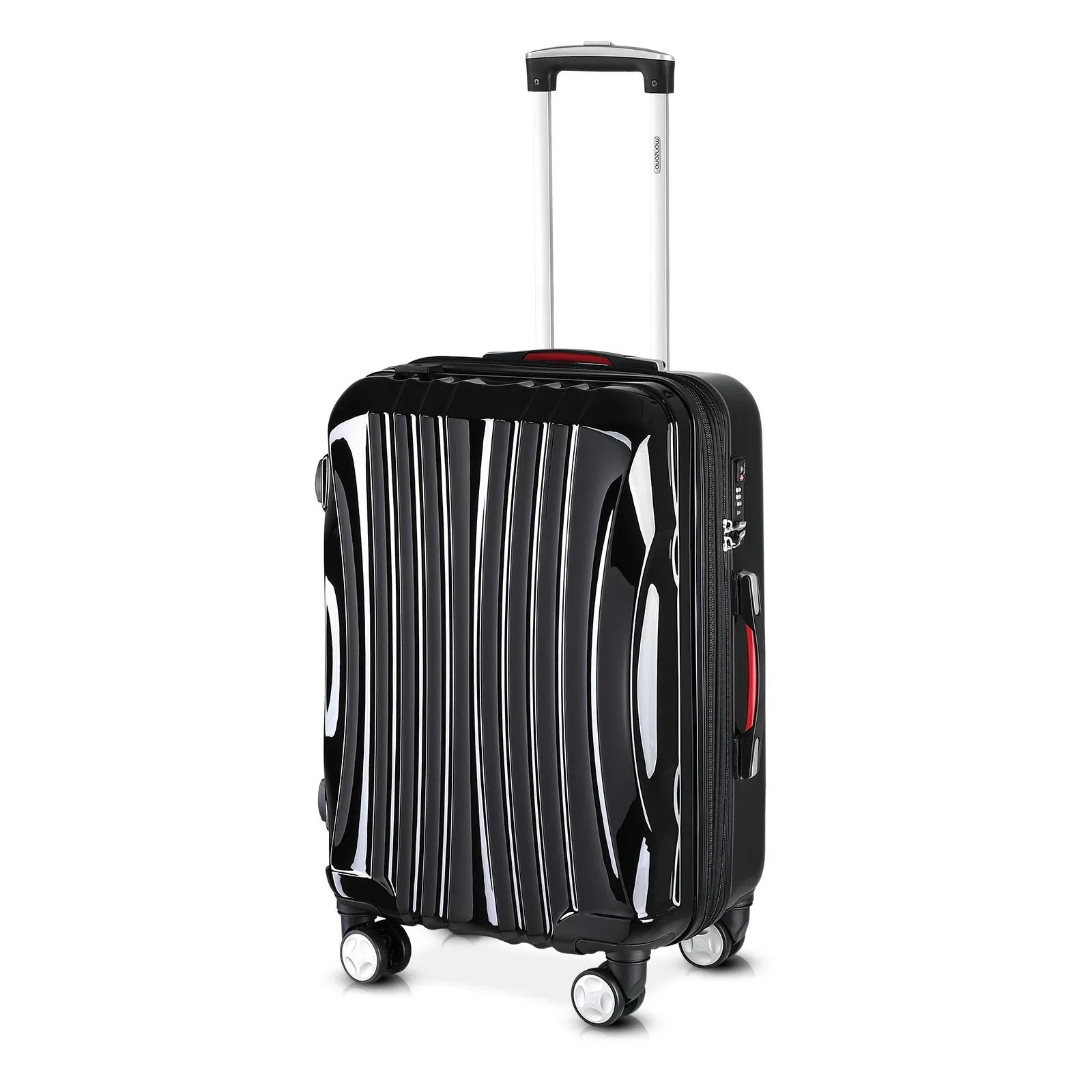 Hartschalenkoffer Ikarus Black L in ABS 90-102l 67,5x48x28cm - 2