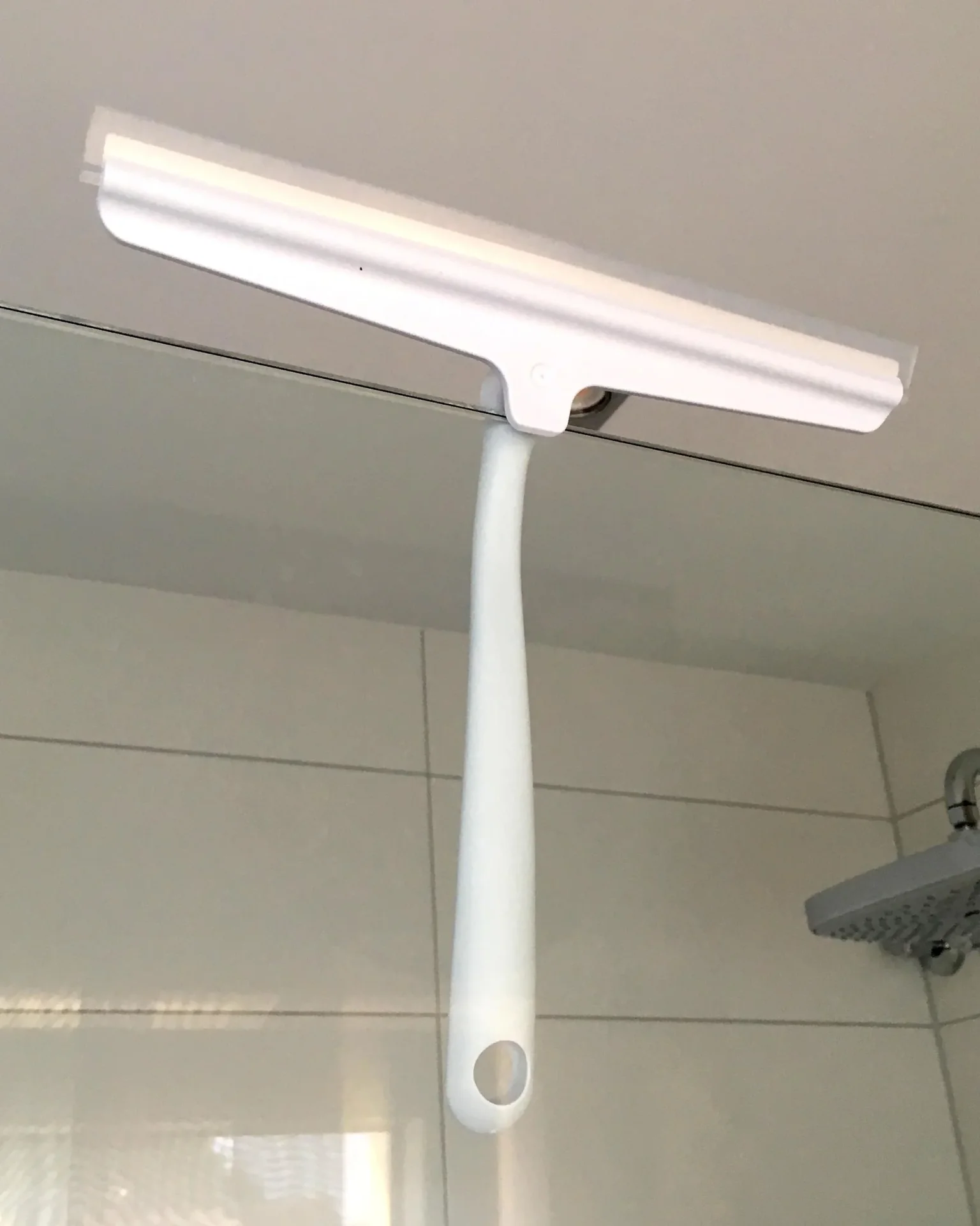 Drehbarer Duschabzieher „Exklusiv“, Weiß - 1