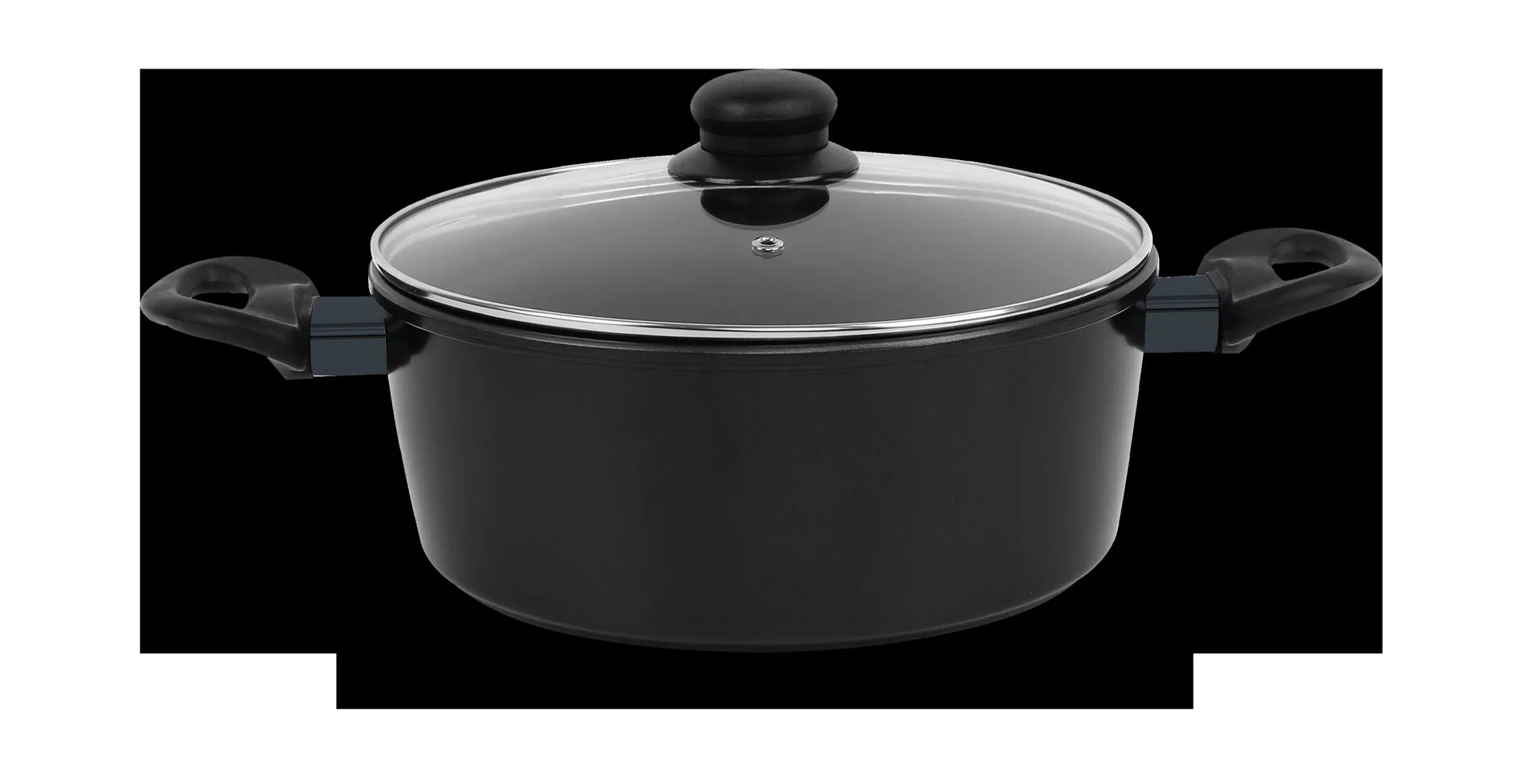 Carbon Koch-/ Bratset Schwarz, 7-teilig - 1