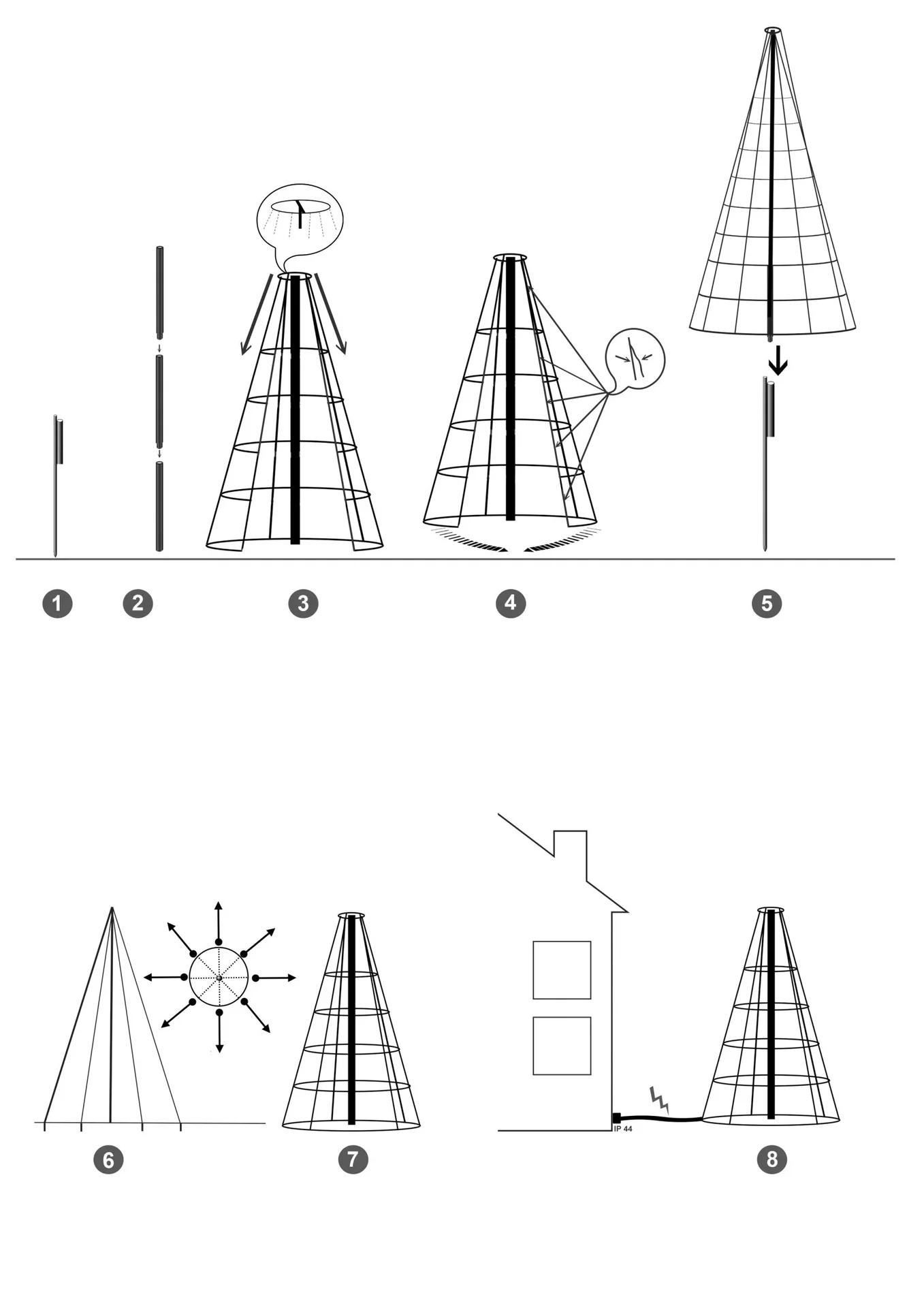 Galaxy LED Tannenbaum 3 Meter - 1
