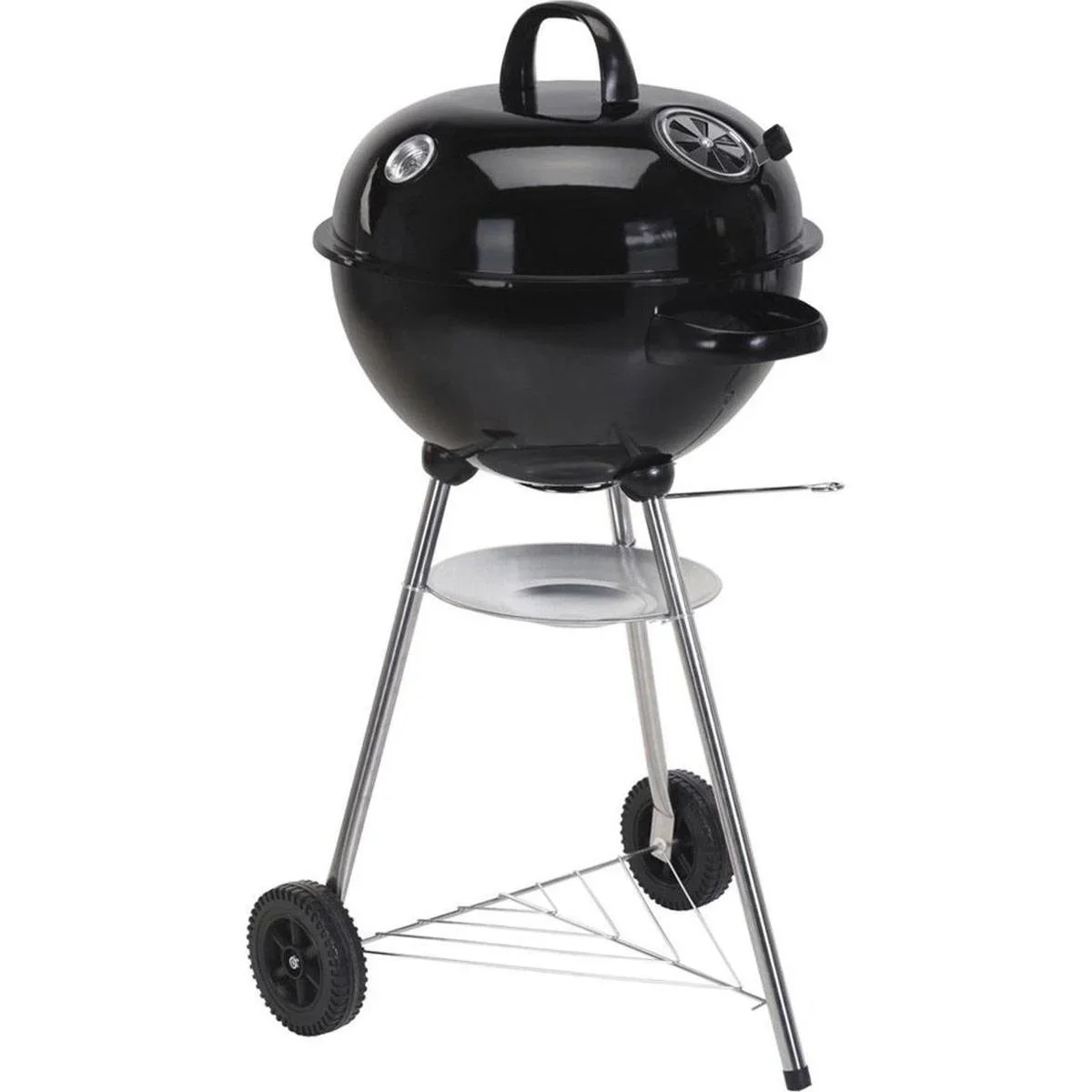 BBQ Collection Holzkohlegrill auf Rädern mit Thermometer - Ø47 cm inkl. Schutzhülle - 2