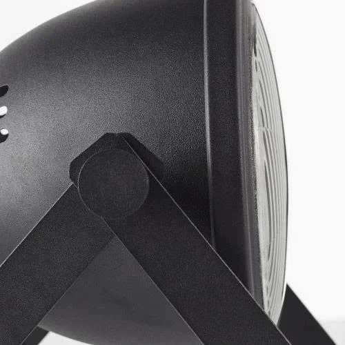 Tischleuchte Bo floodlight industriell mat Holzschwarz metal glas 40W E27 - 0