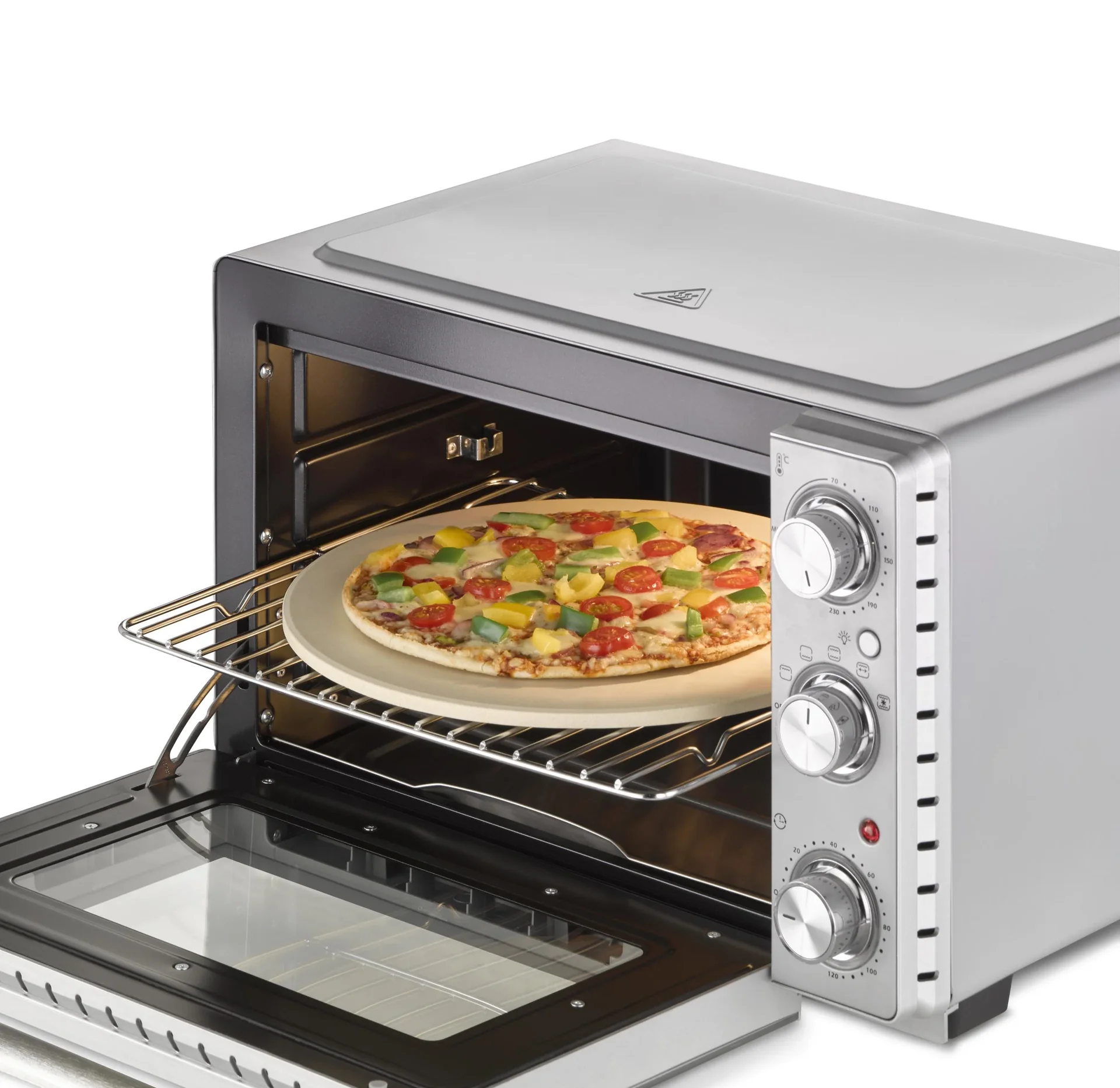Backofen TO 26 SilverStyle 26 L - Multi-Backofen mit Pizzastein - 3