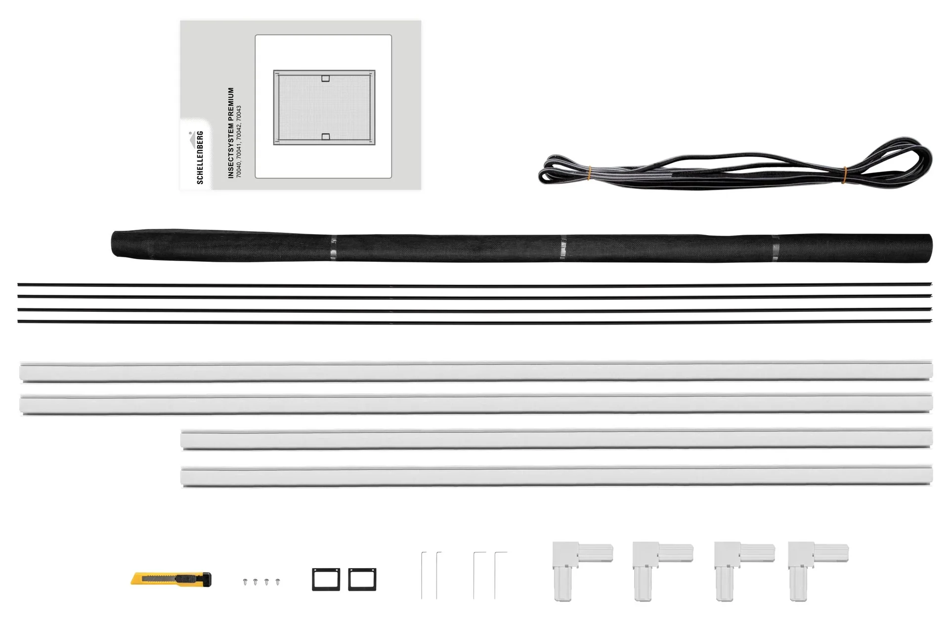 Insektenschutzfenster PREMIUM, Farbe weiß, 100 x 120 cm - 4