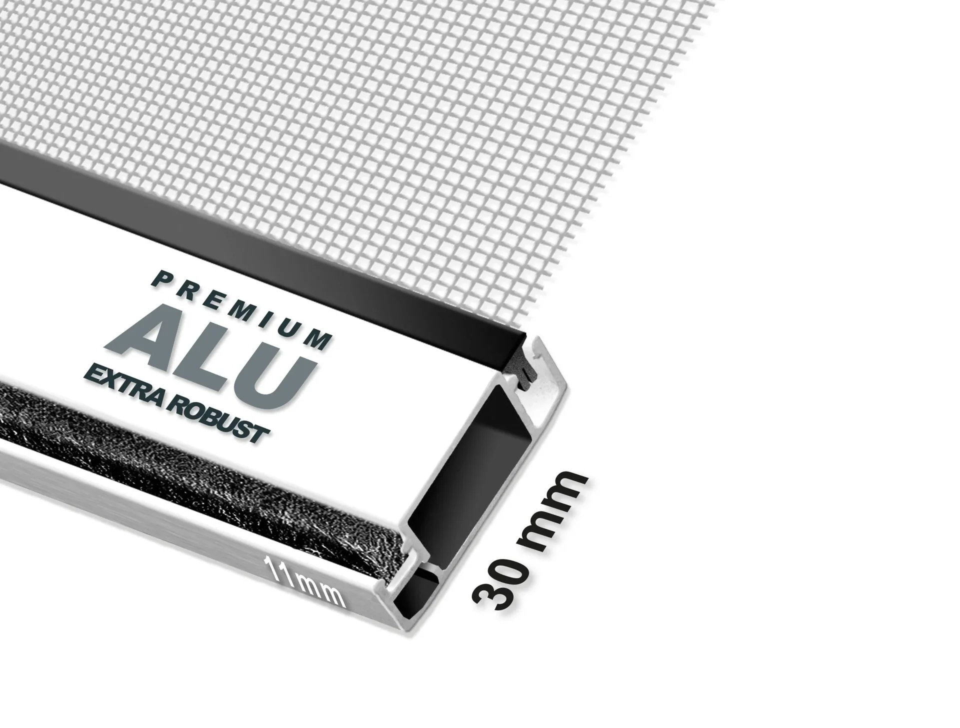 Insektenschutzfenster PREMIUM, Farbe weiß, 100 x 120 cm - 5