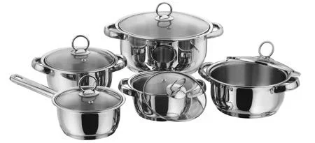 Topf-Set „New Silver Line“, Edelstahl, Induktion, 11-teilig - 3