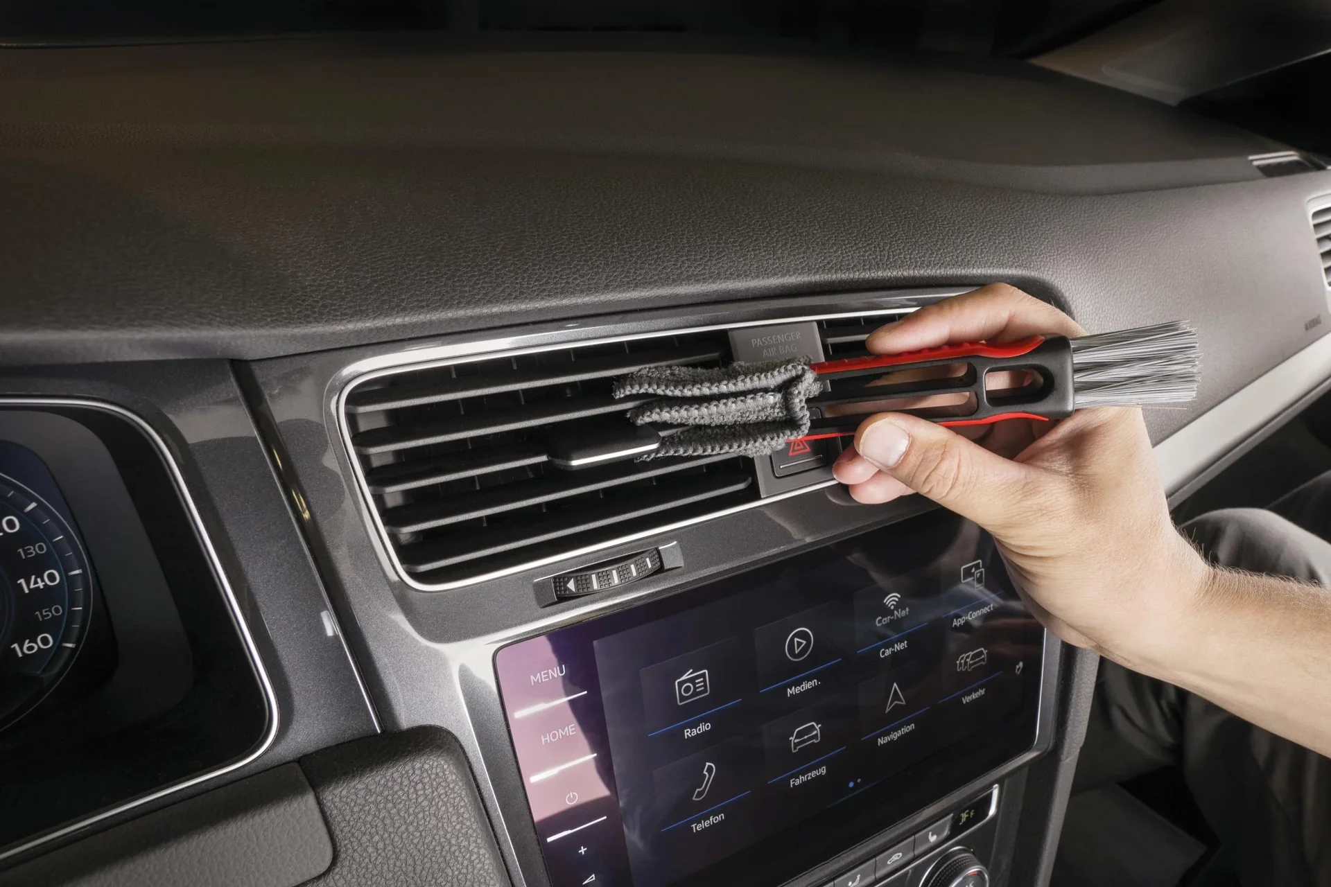 Cockpit Reinigungsbürste 2in1, Venti Brush - 2