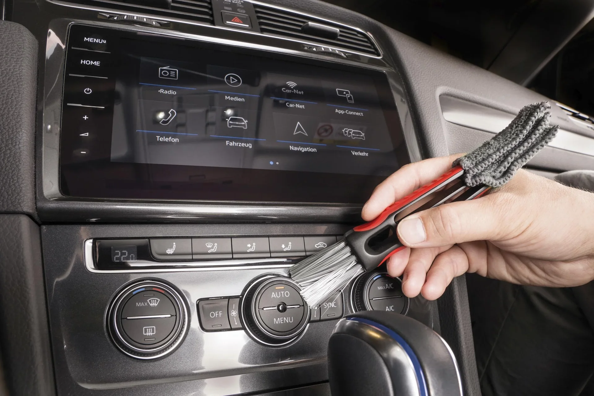 Cockpit Reinigungsbürste 2in1, Venti Brush - 4