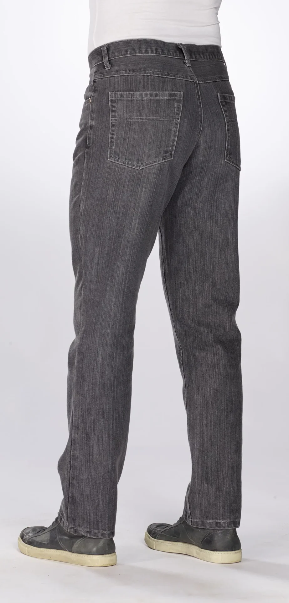 Komfortjeans im 5-Pocket Style, Farbe grau, Gr.26 - 0