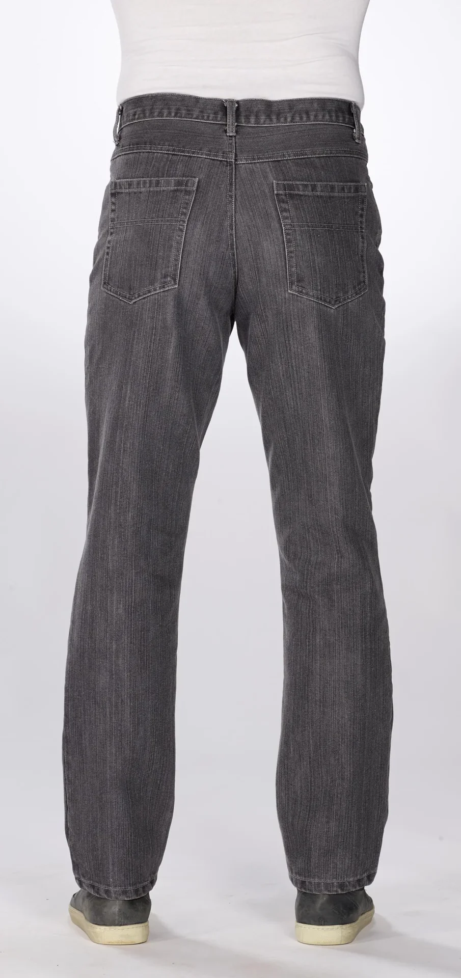 Komfortjeans im 5-Pocket Style, Farbe grau, Gr.26 - 3