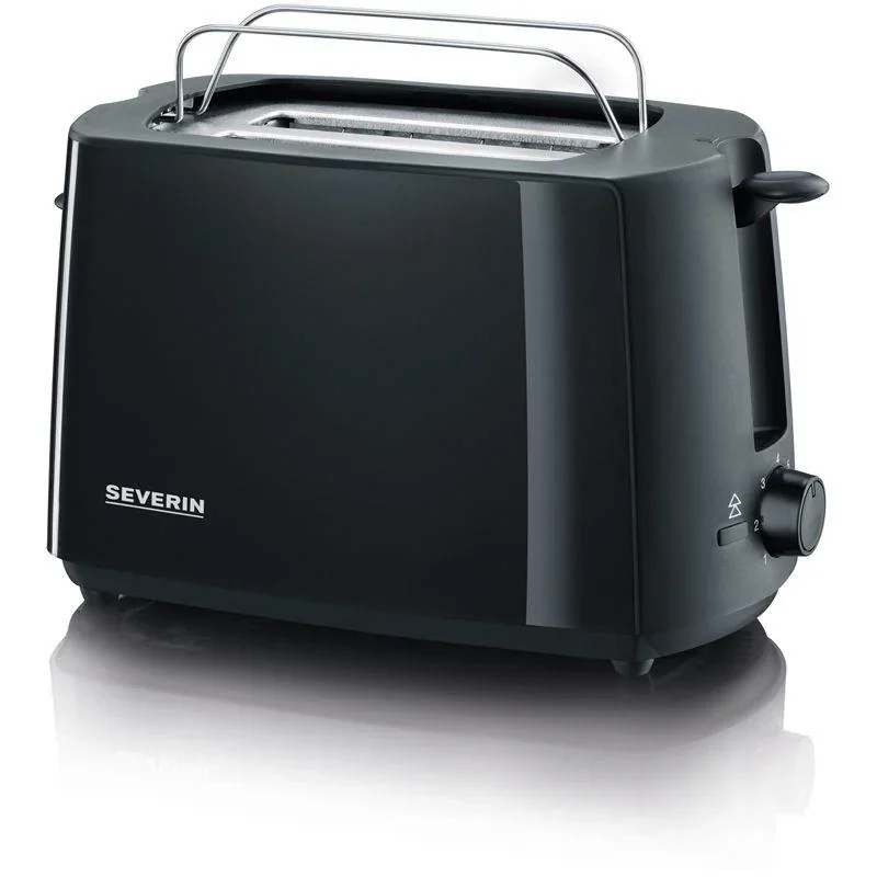 Toaster - 700 Watt - Schwarz - 0