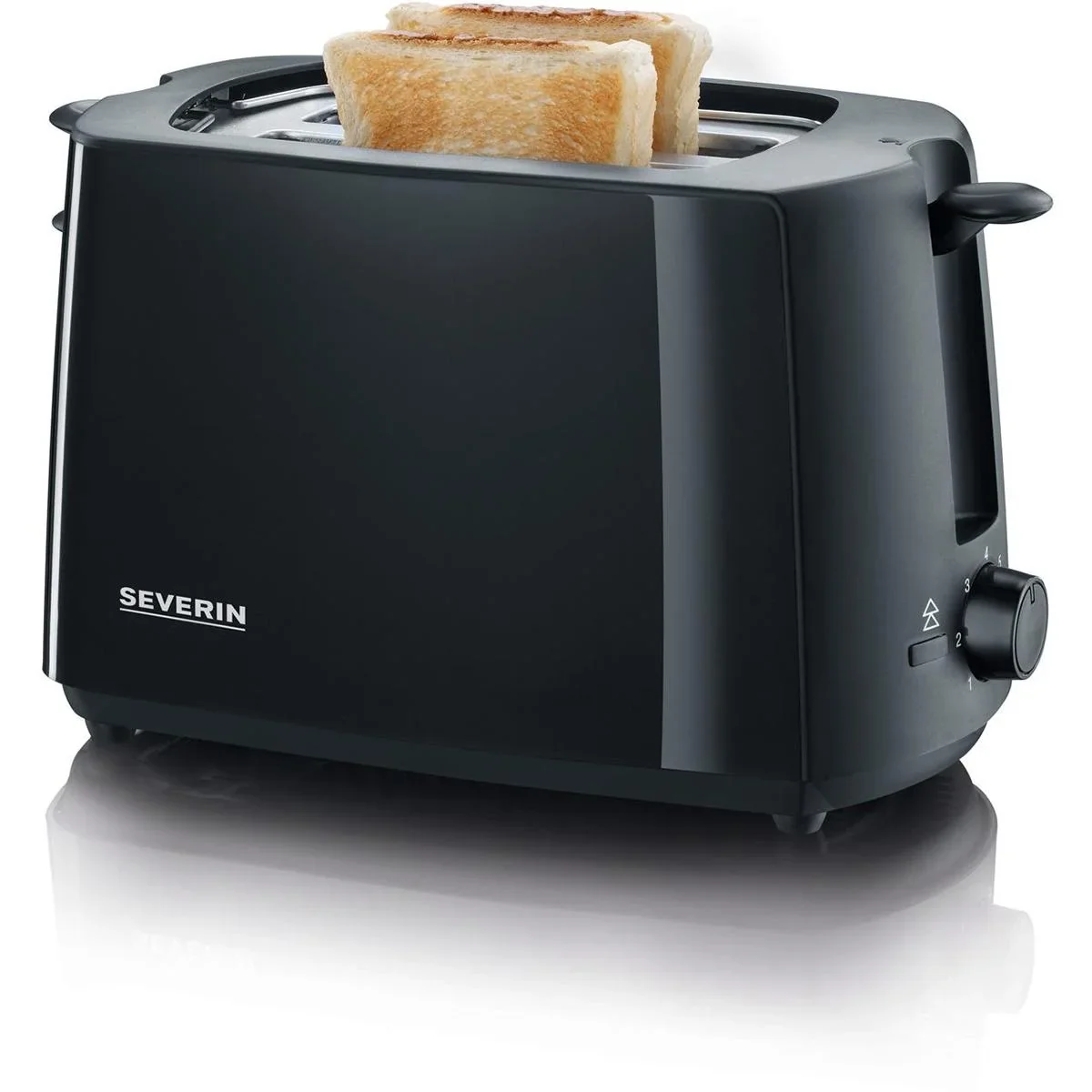 Toaster - 700 Watt - Schwarz - 2