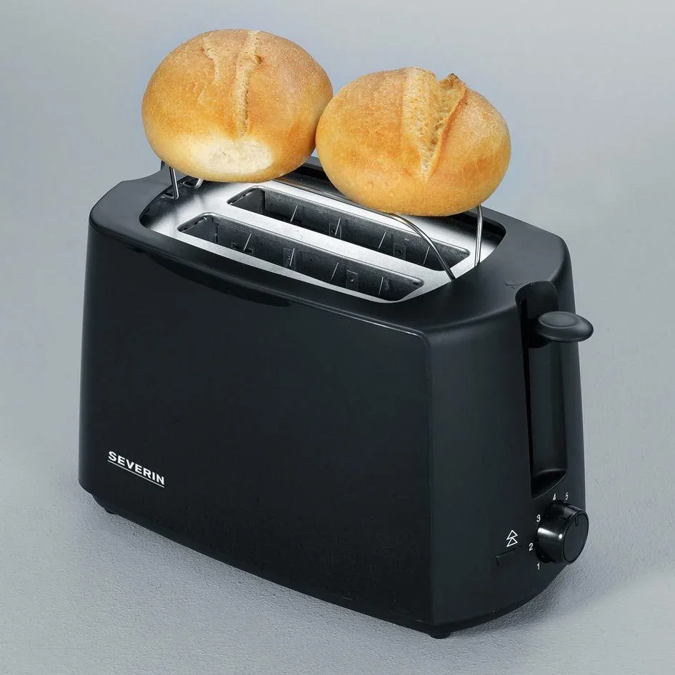 Toaster - 700 Watt - Schwarz - 4