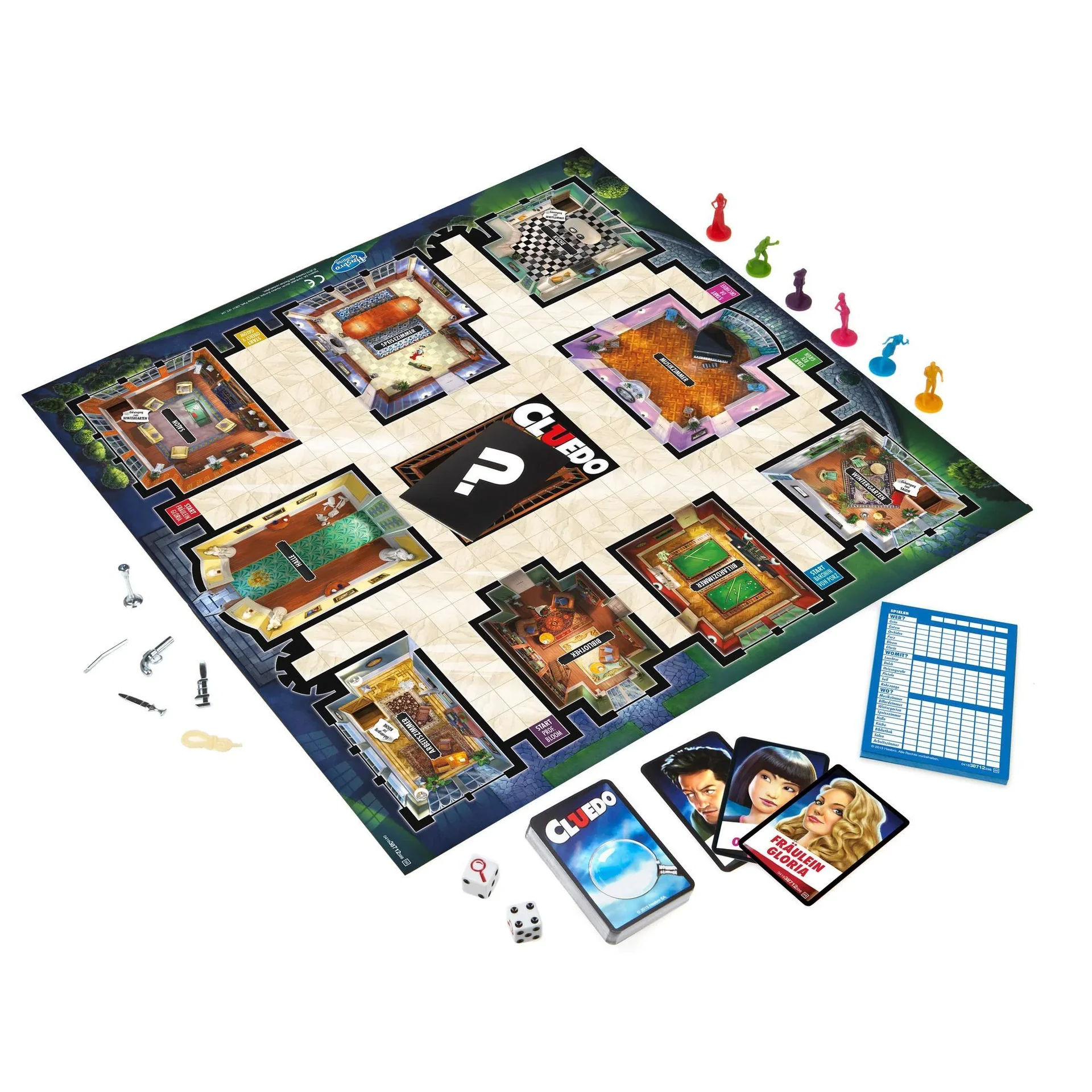 Gesellschaftsspiel CLUEDO das klassische Detektivspiel (deutsch) - 1