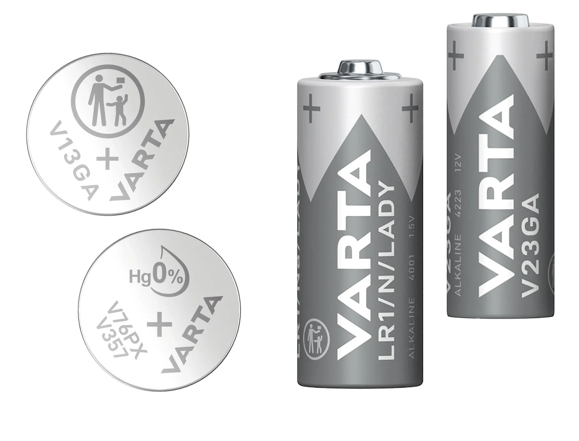 Silberoxid Batterie V76PX/SR44, 1,55V - 1 Stück - 1