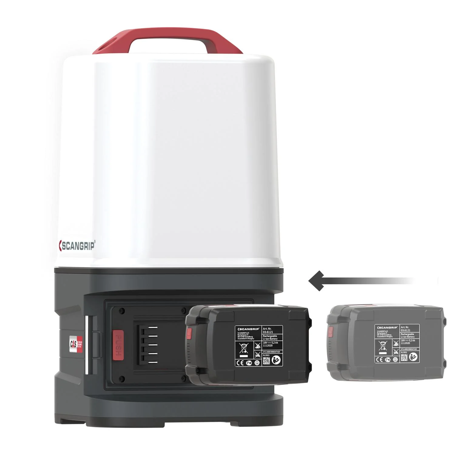 Arbeitsleuchte AREA 10 CAS + Scangrip CAS Netzgerät - 5