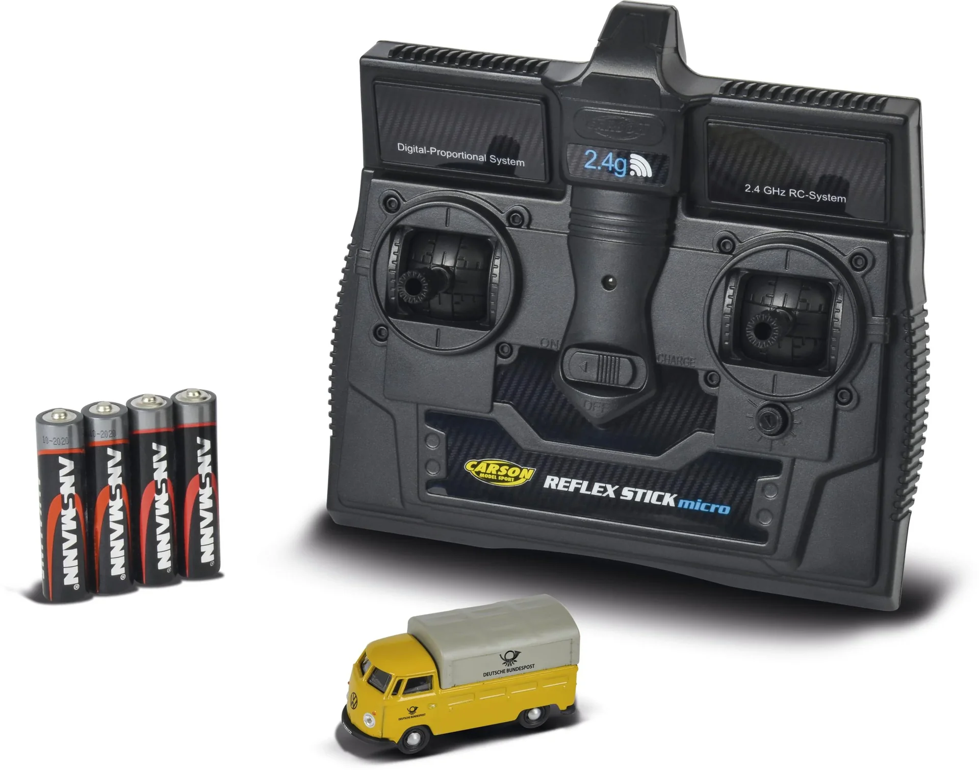 VW T1 Bus Deutsche Bundespost 1:87 2.4 GHz 100%RTR - 0