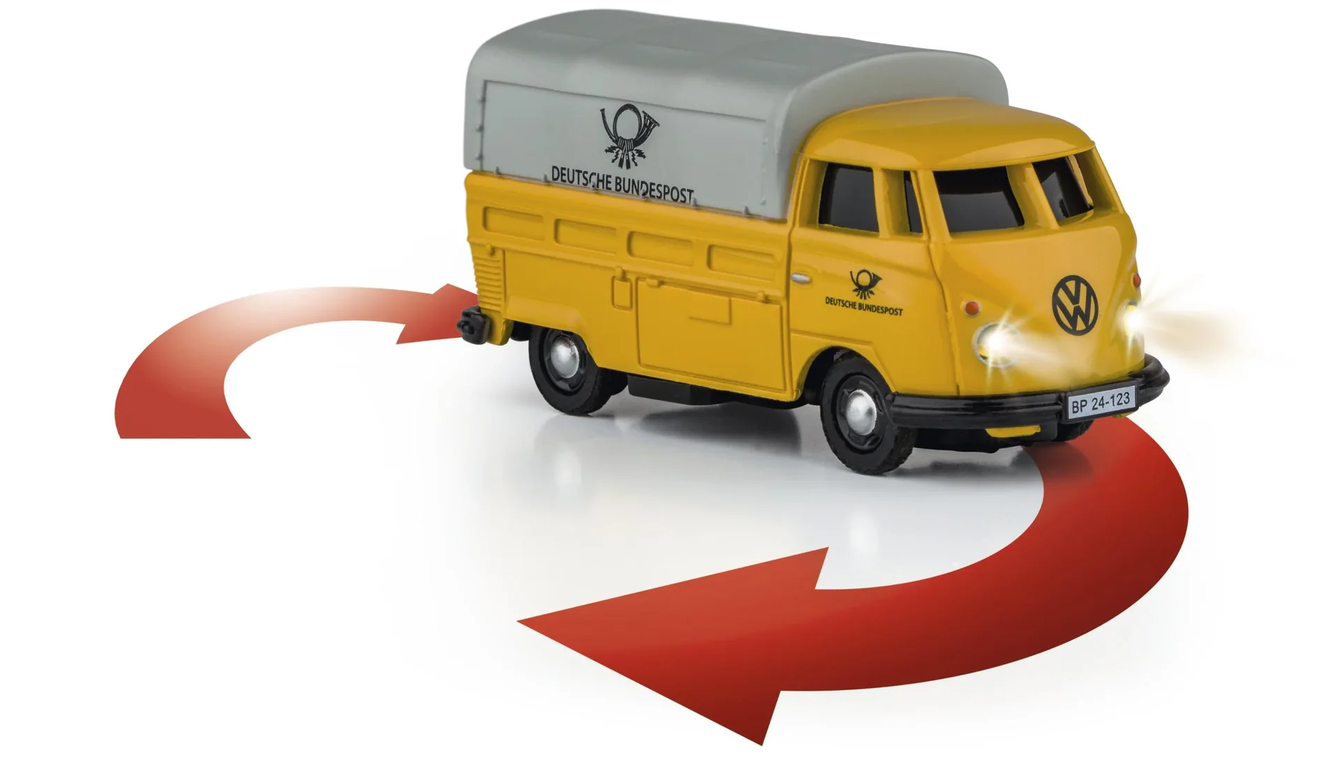 VW T1 Bus Deutsche Bundespost 1:87 2.4 GHz 100%RTR - 2