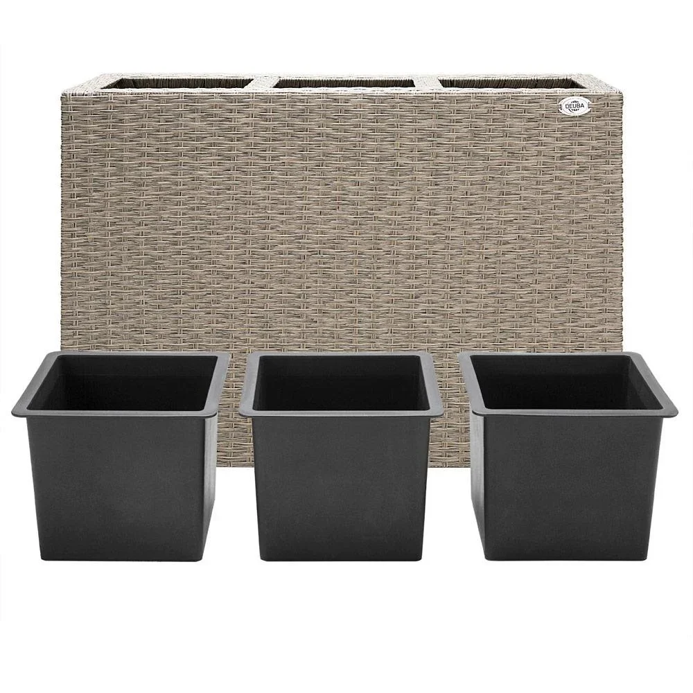 Stehender Blumentopf creme 83x30,5x60cm - 3