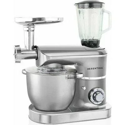 Herenthal Küchenmaschine 2200W - 3 in 1 - Silber - 0